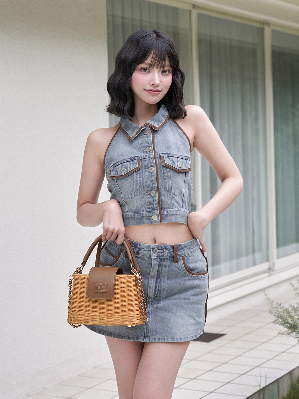 ロゴレザーラタンバッグ – Darich (ダーリッチ)