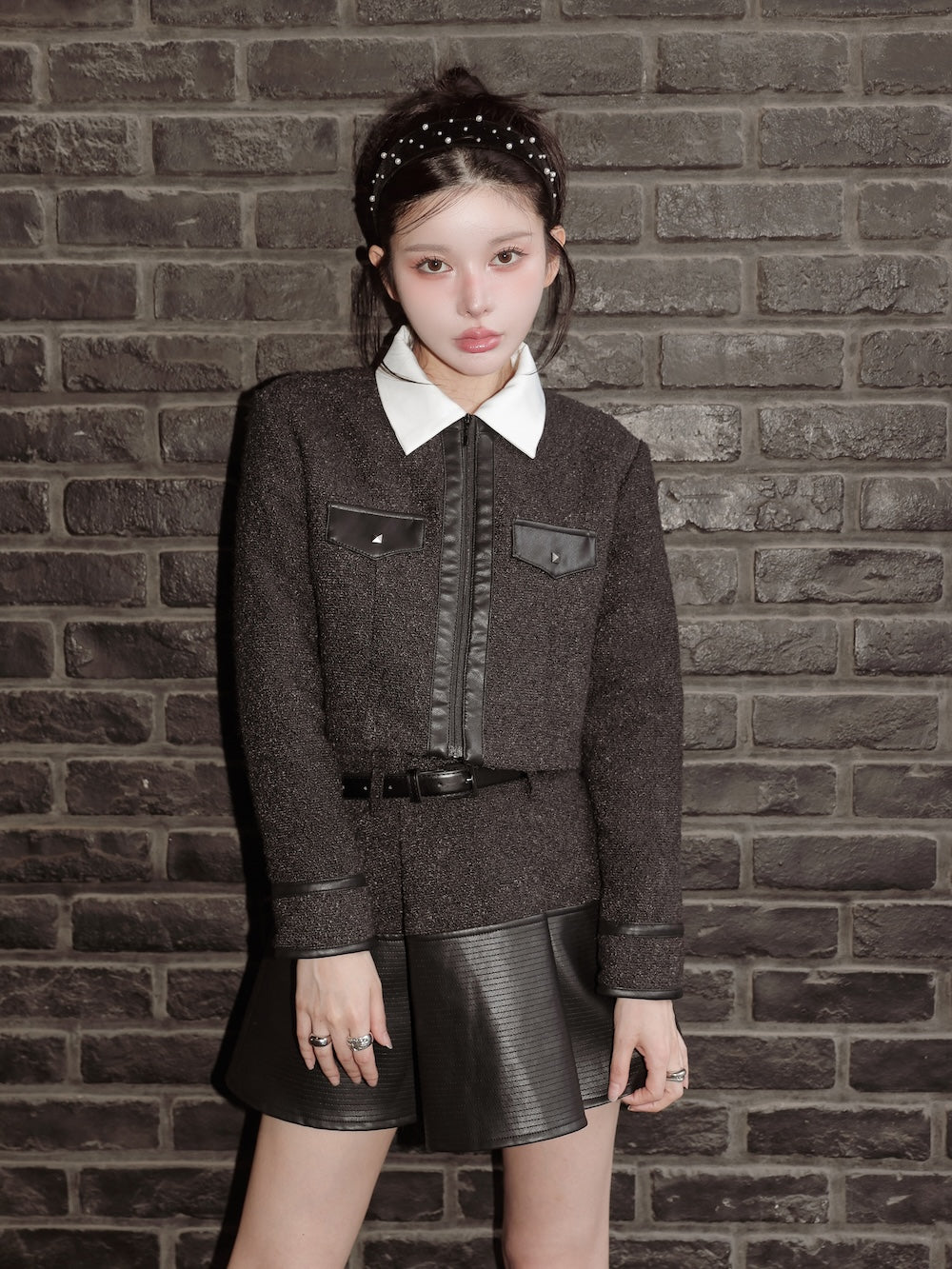 ラインレザーツイードジャケット – Darich (ダーリッチ)