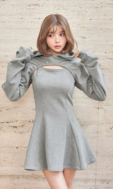 ショートフーディスウェットミニワンピース – Darich (ダーリッチ)