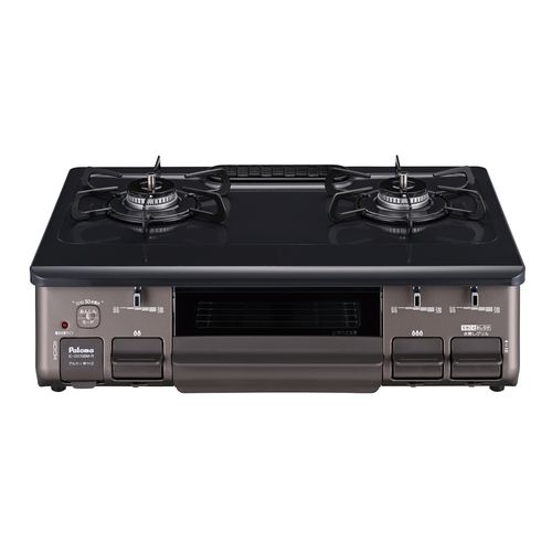 60cm 水無し片面焼グリル ガステーブル IC-S809BM-R Paloma ガス