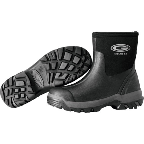 防寒ネオプレンブーツ ミッドライン5.0 25.0 ブラック MID000A5