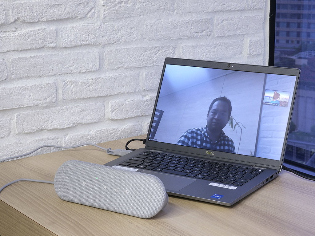WEB会議をさらに快適に | Dellのノイズキャンセリングスピーカー