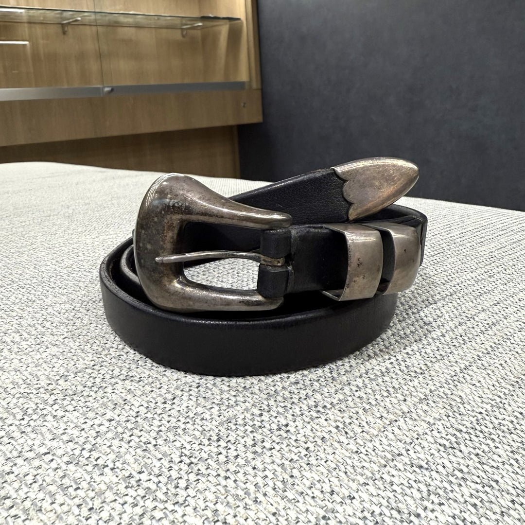 ゴローズ goro's [希少]プレーン4点式ベルト(黒)※革ほぼ新品 – DELTAone