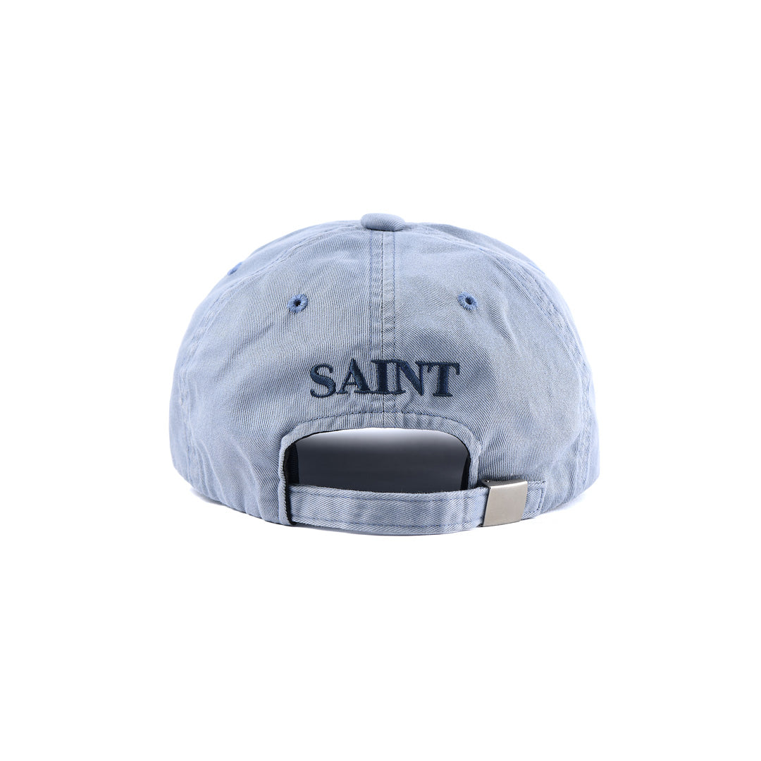 Saint Mxxxxxx (セントマイケル) 6 PANEL CAP LACERATING BLUE SM-HR8