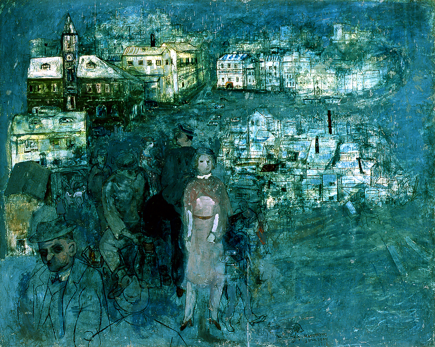 松本竣介 街と人 －冴えた視線で描く－【アサヒグループ大山崎山荘