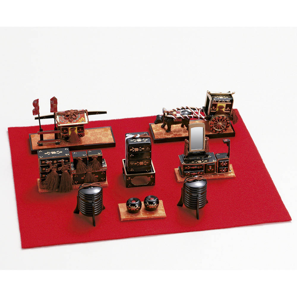 京都龍虎〉雛飾りお道具セット 通販 - ディノス