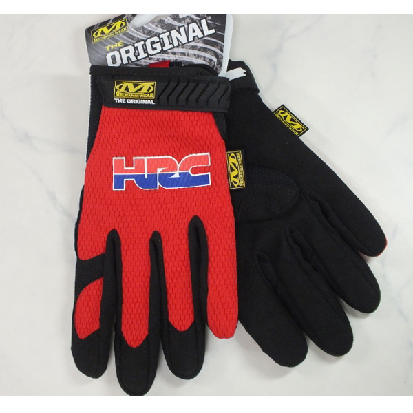 HONDA HRCメカニックグローブ レッド| Dirtbikeplus (ダートバイクプラス)