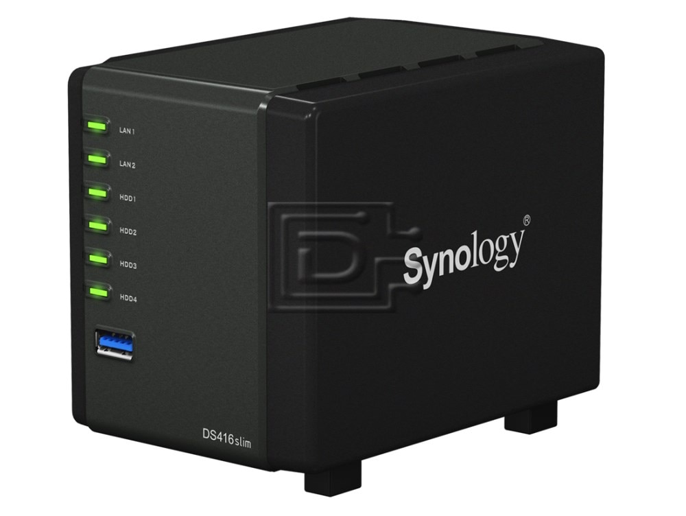 Synology DiskStation DS416SLIM 4-Bay SATA Compact NAS Server