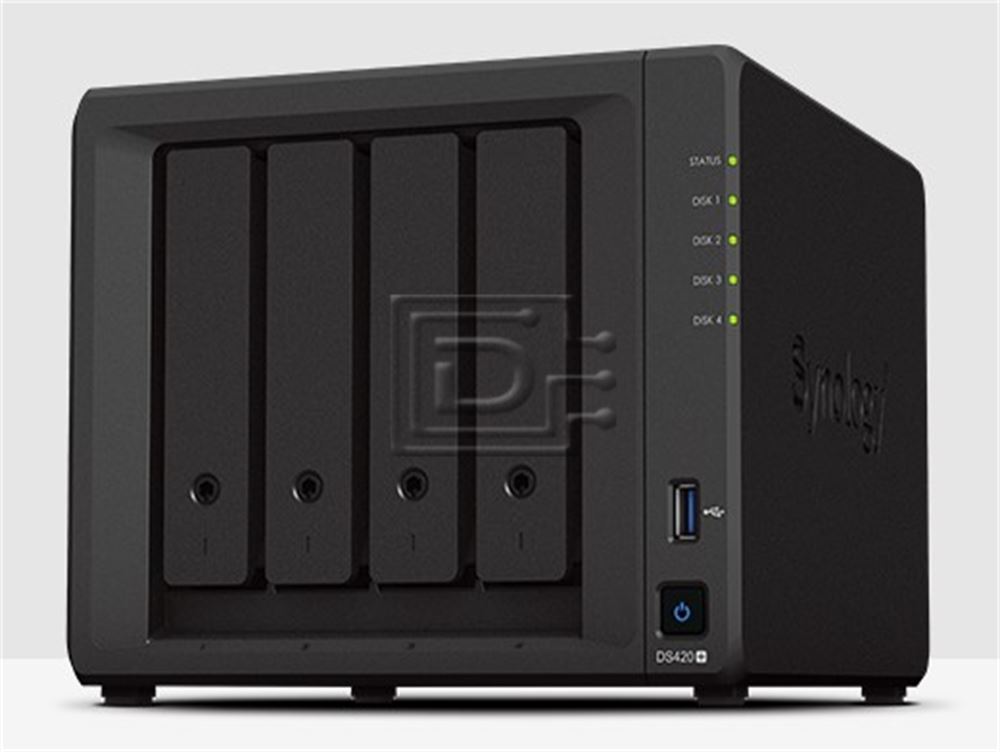 Synology DiskStation DS420+ 4-bay SATA 2-Core AES-NI NAS Server
