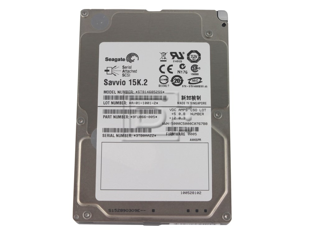 Seagate ST9146852SS 146GB 15K SAS Hard Disk Drives