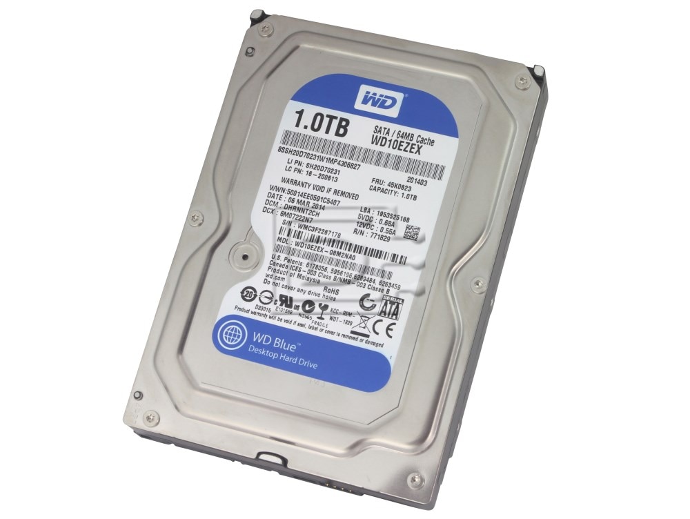 Western Digital WD Blue WD10EZEX 1TB 6Gbps 7.2K SATA Hard Disk Drive