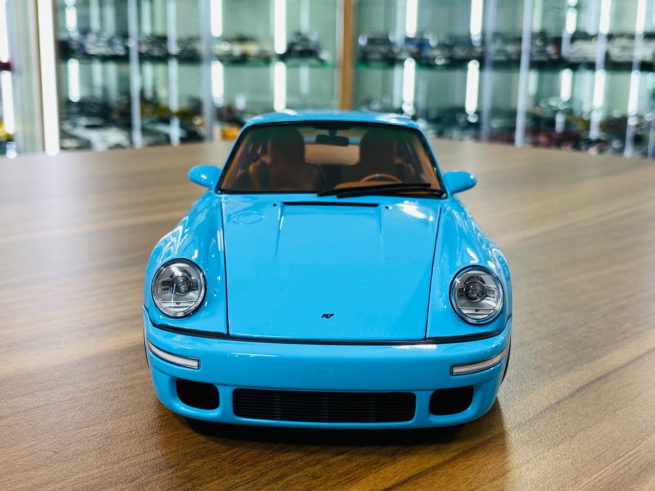 1/18 Diecast Sky Blue Almost Real Porsche RUF CTR Anniversary 2017