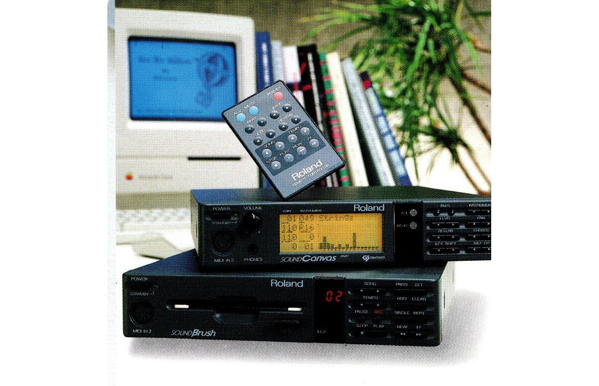 GM登場前の1991年3月にリリースされたRoland初のGS音源、Sound Canvas