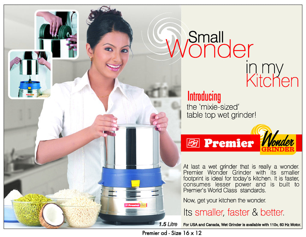 Buy Premier Wonder Grinder | Premier Wet Grinder 1.5 litre with