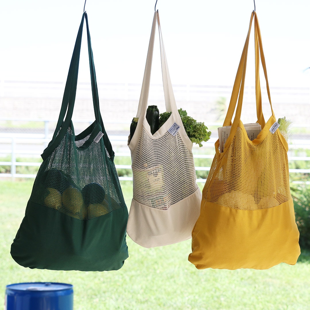 DULTON ONLINE SHOP | COTTON HALF MESH BAG L(L NATURAL): アパレル