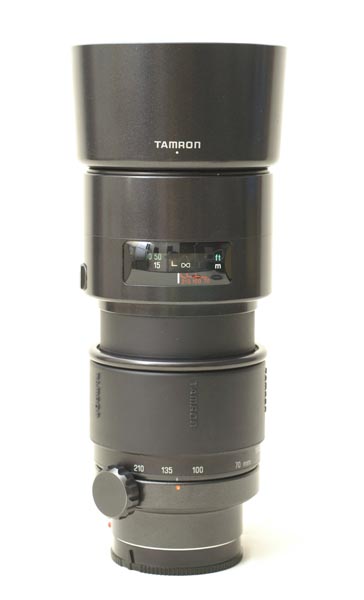 Tamron AF 70-210mm F2.8 SP LD A-mount lens info