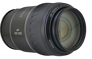 Minolta AF 100-300mm xi F4.5-5.6 A-mount lens info