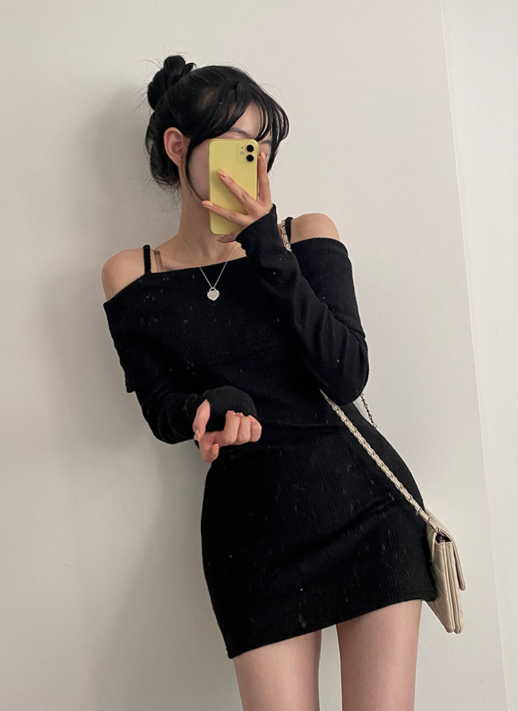 オフショルダーミニワンピース | レディースファッション通販 - DHOLIC