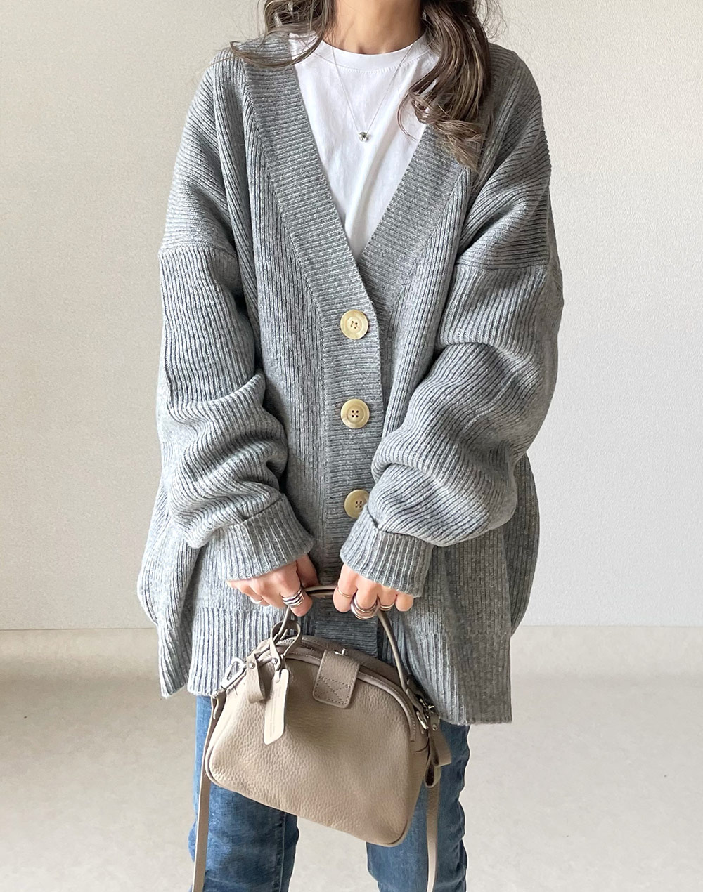 オーバーサイズカーディガン | レディースファッション通販 - DHOLIC