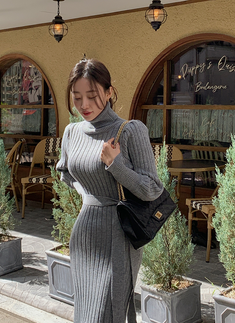 マーメイドタートルニットワンピース | レディースファッション通販