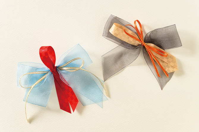 ラッピングAtoZ vol.18 7月をイメージしたリボンと小物の