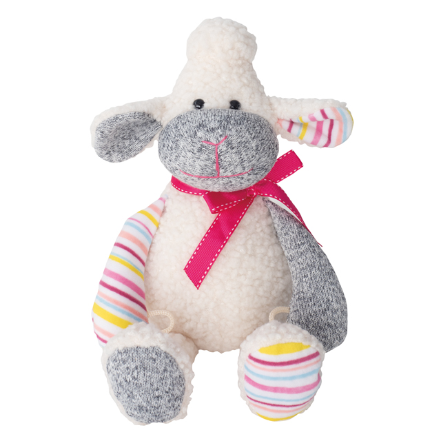 抱きつきアニマル/ひつじのキャンディ-1(W200×D250×H260): ぬいぐるみ