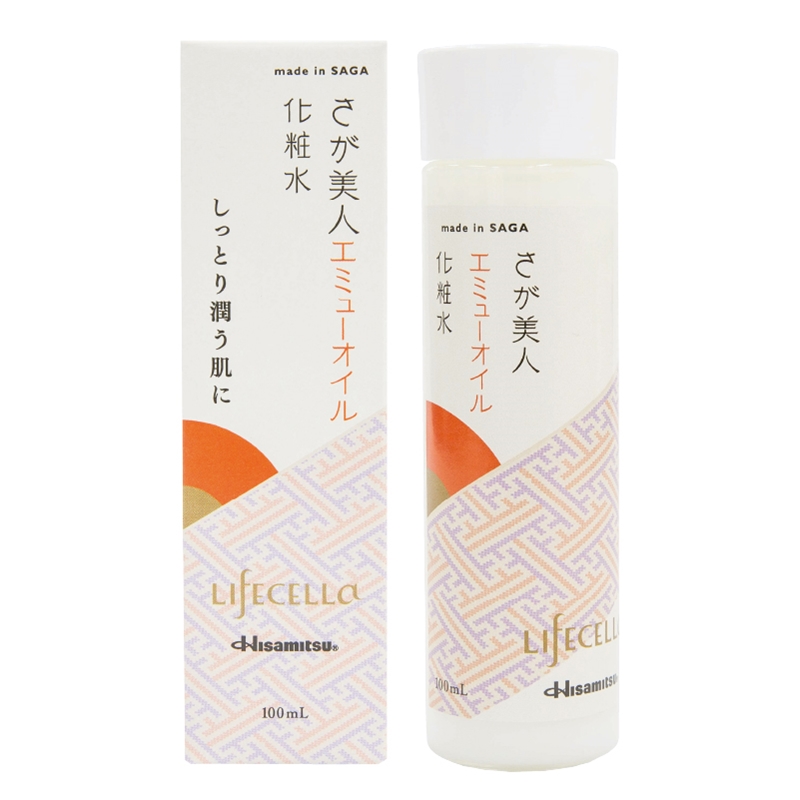 ライフセラ さが美人 エミューオイル 化粧水 100ml|Hisamitsu Wellness