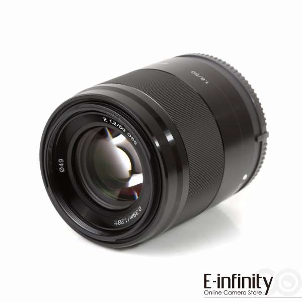 Buy Sony E 50mm F1.8 OSS E-mount Lens SEL50F18 (Black) - E-Infinity