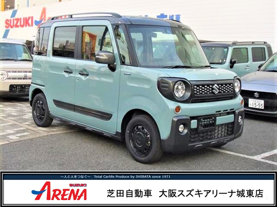 2月10日【R3年11月登録未使用車】スペーシアギア ハイブリッドXZ