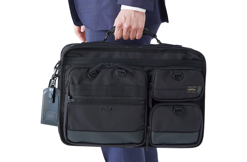 バッグの重さを究極の握り心地で鮮やかに解決！ ポーターの3way