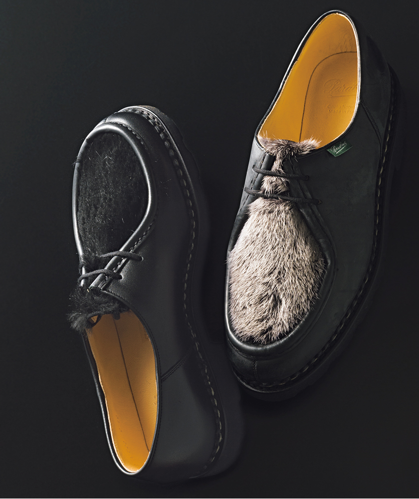 パラブーツのミカエルのリアルファーが近々なくなる!?｜雑誌Begin