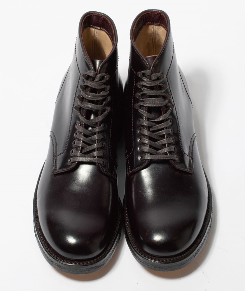 ミリタリー木型の【別注オールデン】コードバンブーツ｜雑誌Begin