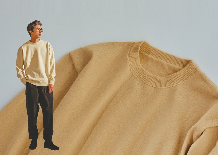 カシミヤ”の常識をぶっ壊す！】カシミヤ“2倍盛り”ギュン詰めニットがU