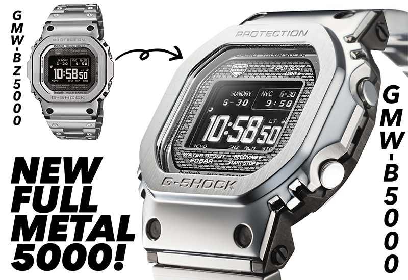 7年ぶりの登場！新型フルメタルG-SHOCKの次世代ポイントとは？ 従来Gと