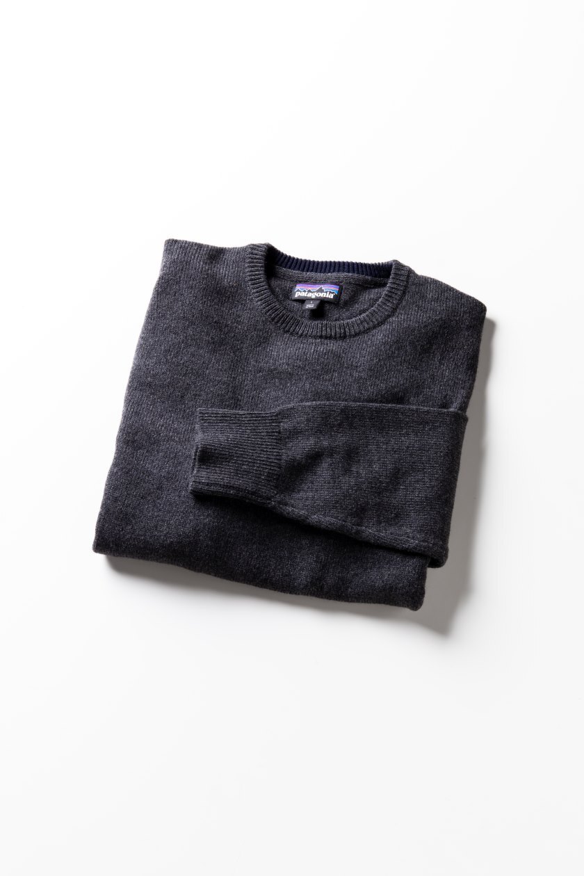 パタゴニアのリサイクル・カシミア・クルーネック・セーター｜雑誌