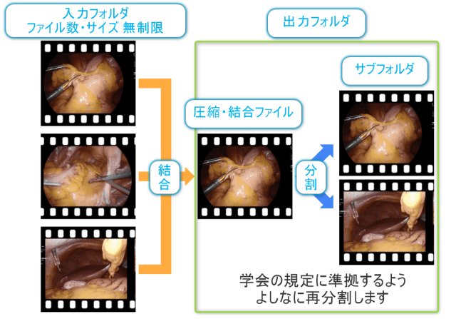 内視鏡外科学会技術認定ビデオ作成ソフト - エミュイン