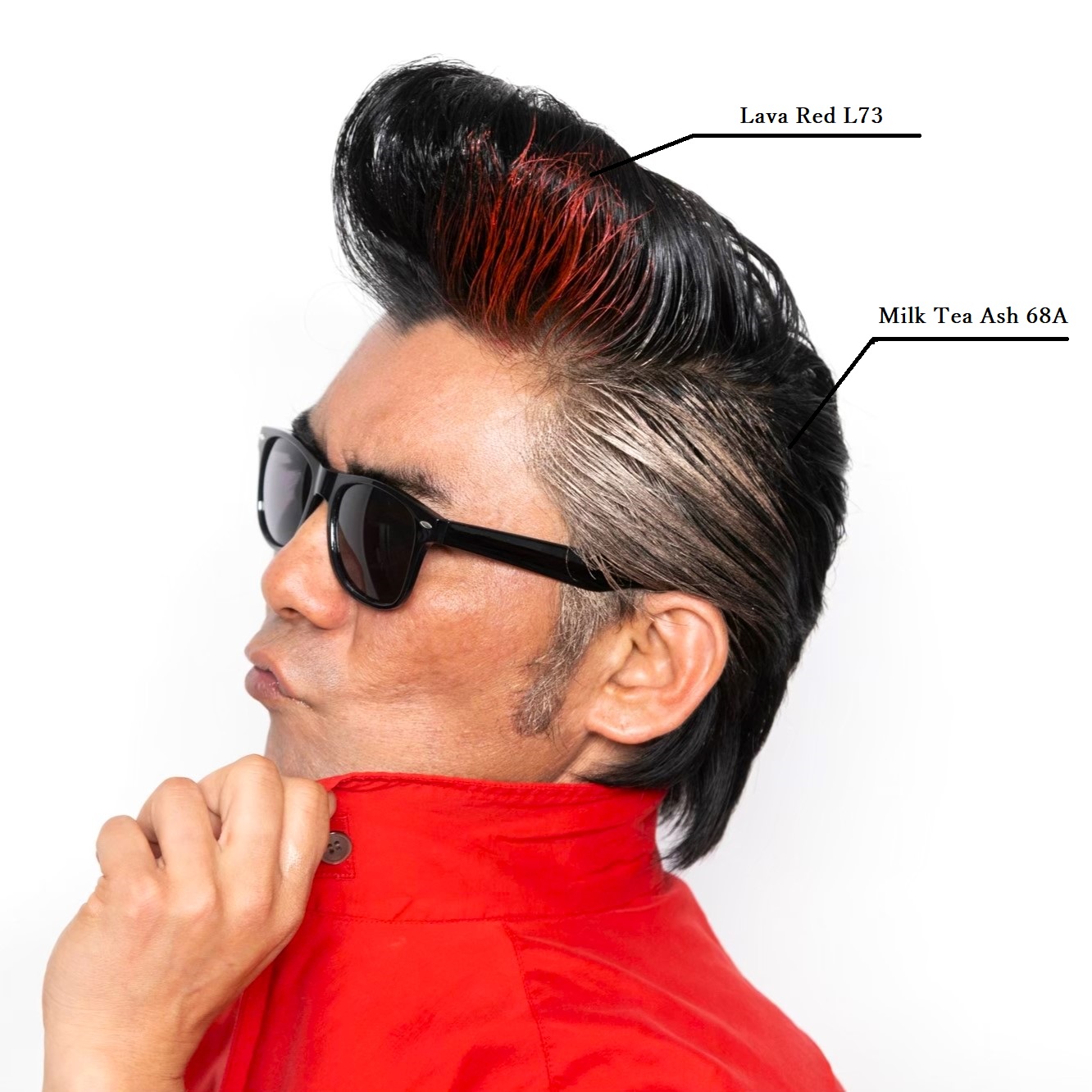 ミルクティー ヘア カラーワックス 薄茶 36g 【日本製】【無香料