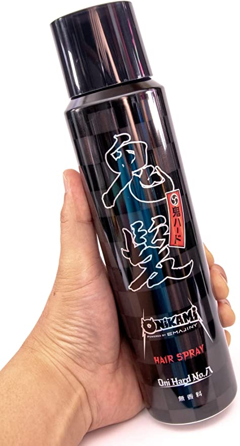 鬼髪ヘアスタイリングスプレーNo.8 250g ONIKAMI hair styling spray