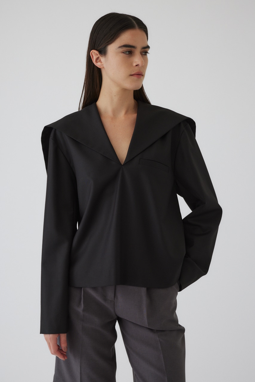 RIM.ARK | Sailor collar JK like tops (SHIRTS & BLOUSES ) |RIM.ARK