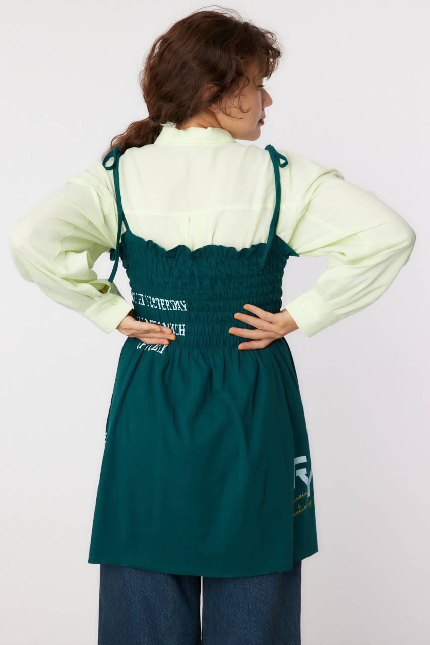 RODEO CROWNS WIDE BOWL | ランダムテキストシャーリングキャミ