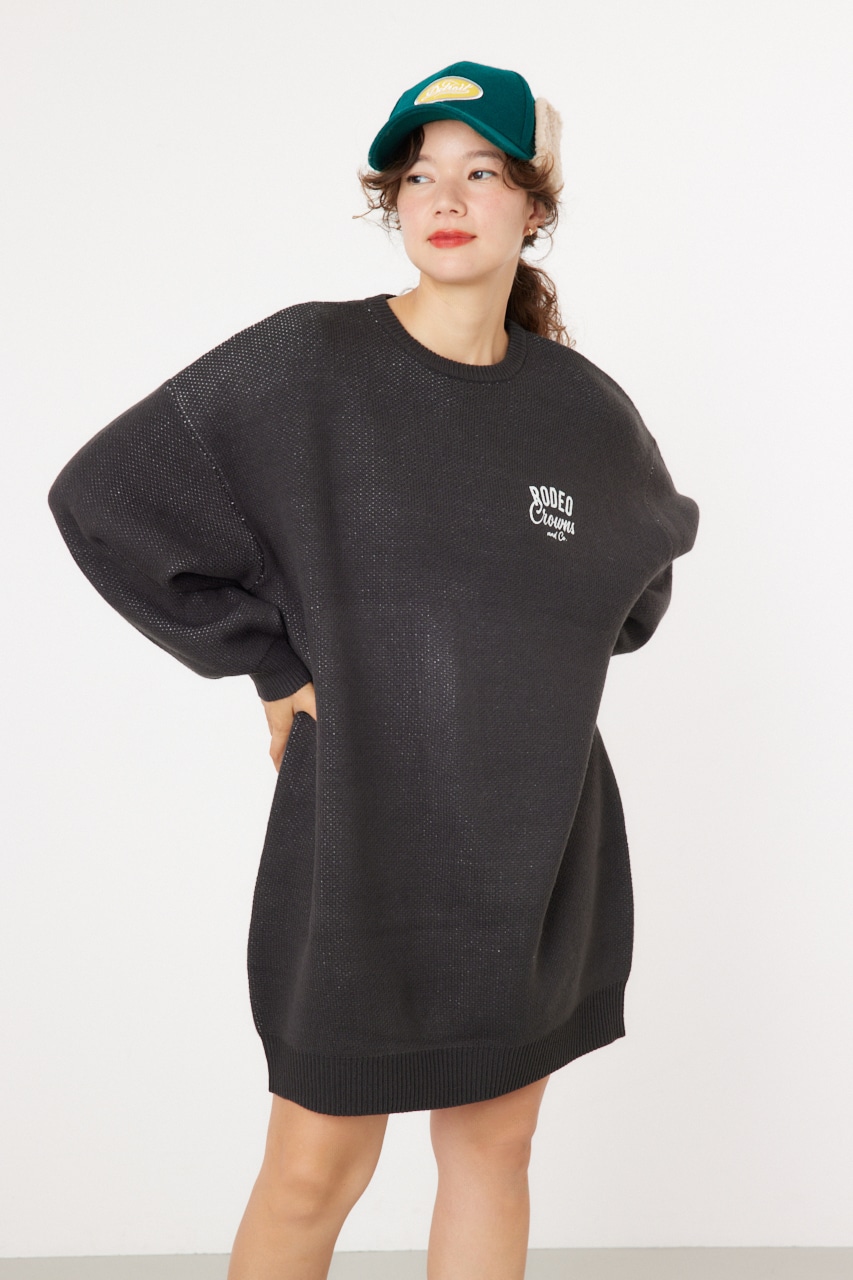 RODEO CROWNS WIDE BOWL | COLOR CHAIN ロゴニットワンピース