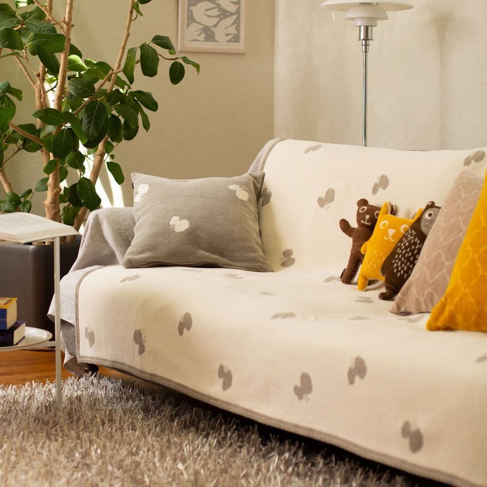 KLIPPAN/クリッパン シュニールコットン シングルブランケット CHOUCHO