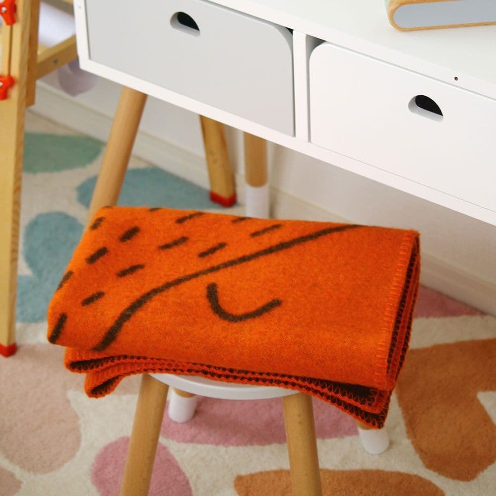 KLIPPAN/クリッパン ウールミニブランケット フォックス パピー