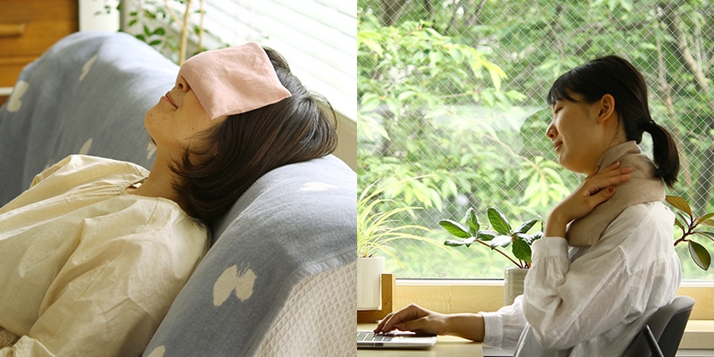 KLIPPAN/クリッパン 麦の温冷ピロー ラベンダー | サステナブル