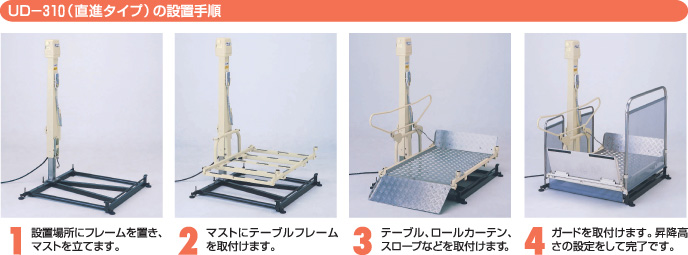 車椅子用電動昇降機 屋外用 / UD-310 – 介護用品・介護用品レンタル