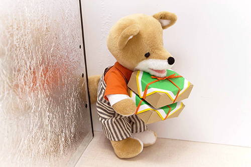 送料無料）こんとあき 絵本＆ぬいぐるみMセット（ギフトラッピング込