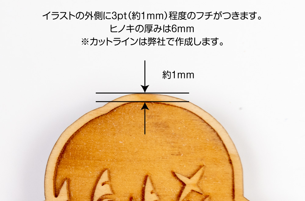 木製バッジ（カラー・彫刻） | 同人誌印刷・グッズ制作｜株式会社栄光