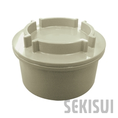 DVカラー継手(シルバー) ネジ式掃除口 NCO 40（品番:JNCO40N）｜積水