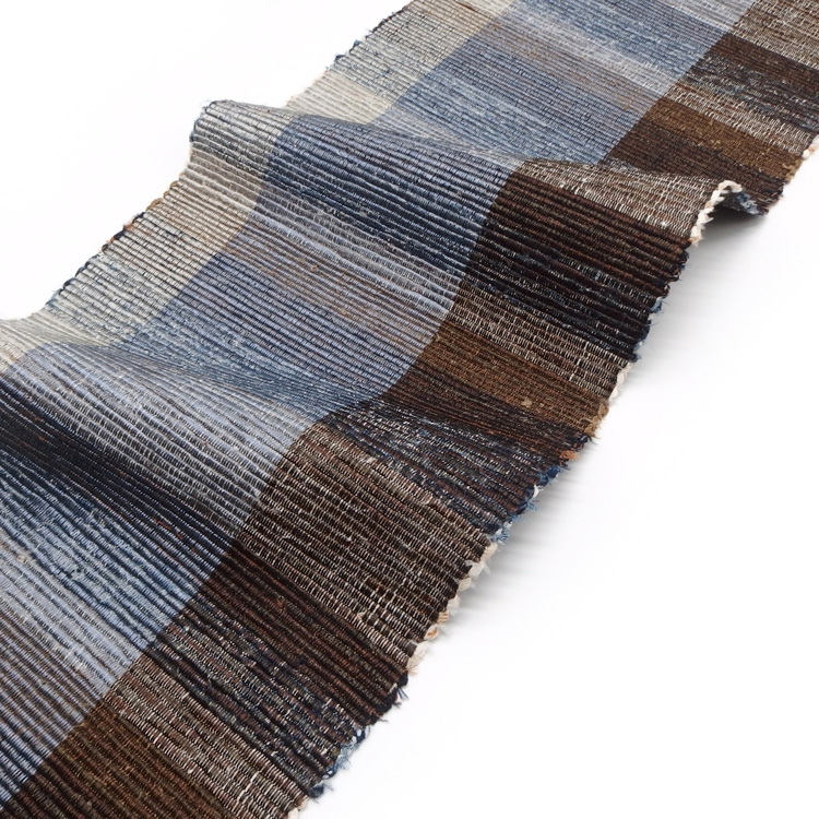 小林純子さんの 「裂織布（さきおりふ）」 半幅帯 の第二弾入荷です