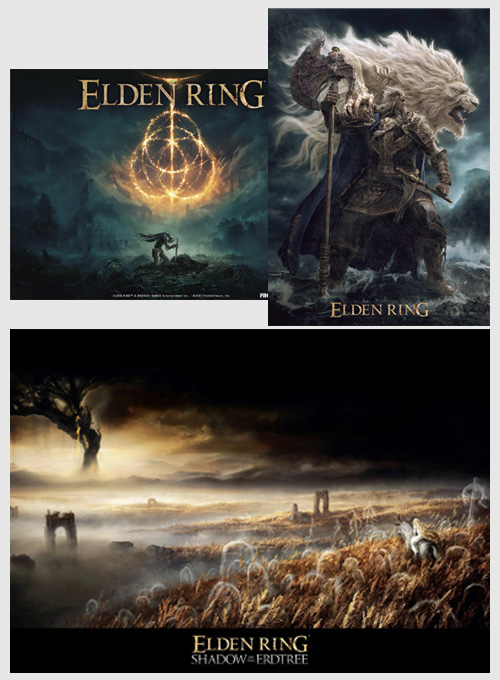 Editora Europa - Super Kit - Elden Ring - 2 Pôsteres Gigantes